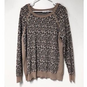 Cato Cheetah Print Sweater Size 18/20W